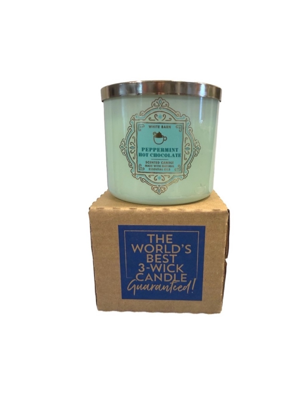 Peppermint Hot Chocolate Candle - Picture 1 of 2